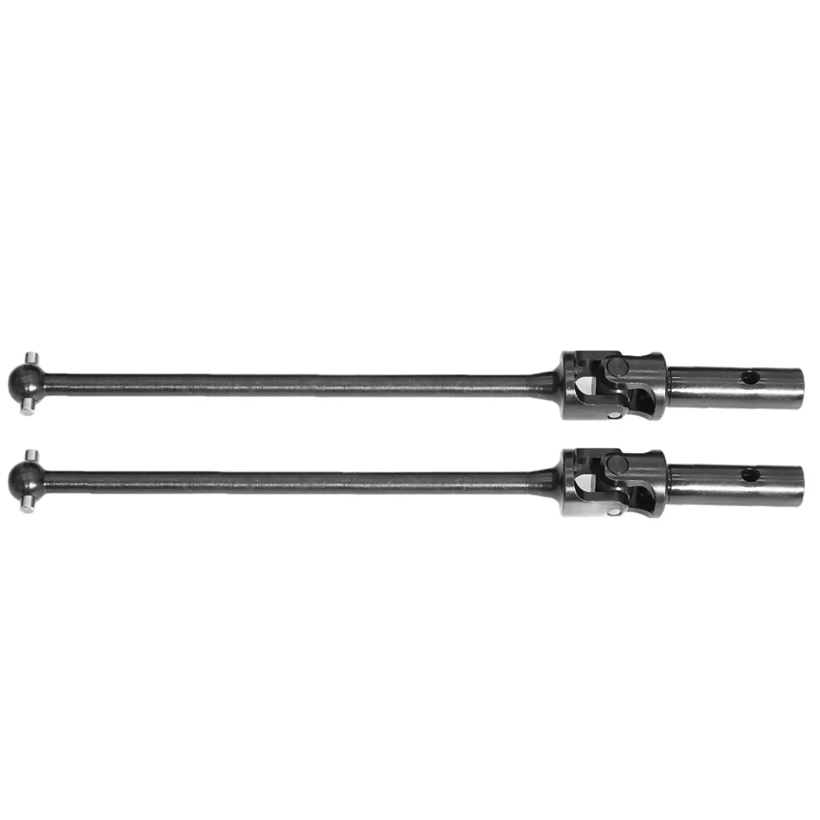 

2x 1/7 RC Car Steel Drive Shaft Set,Replacement Heavy Duty Universal Joint,Easy to Install DIY Accessories Driveshaft Truck