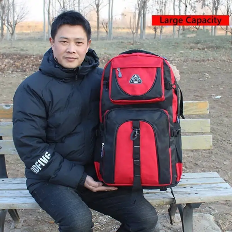 

Men Hiking Backpack Waterproof Large Capacity Outdoor Climbing Camping Travel Bag Sports Rucksack Student Computer Back Pack