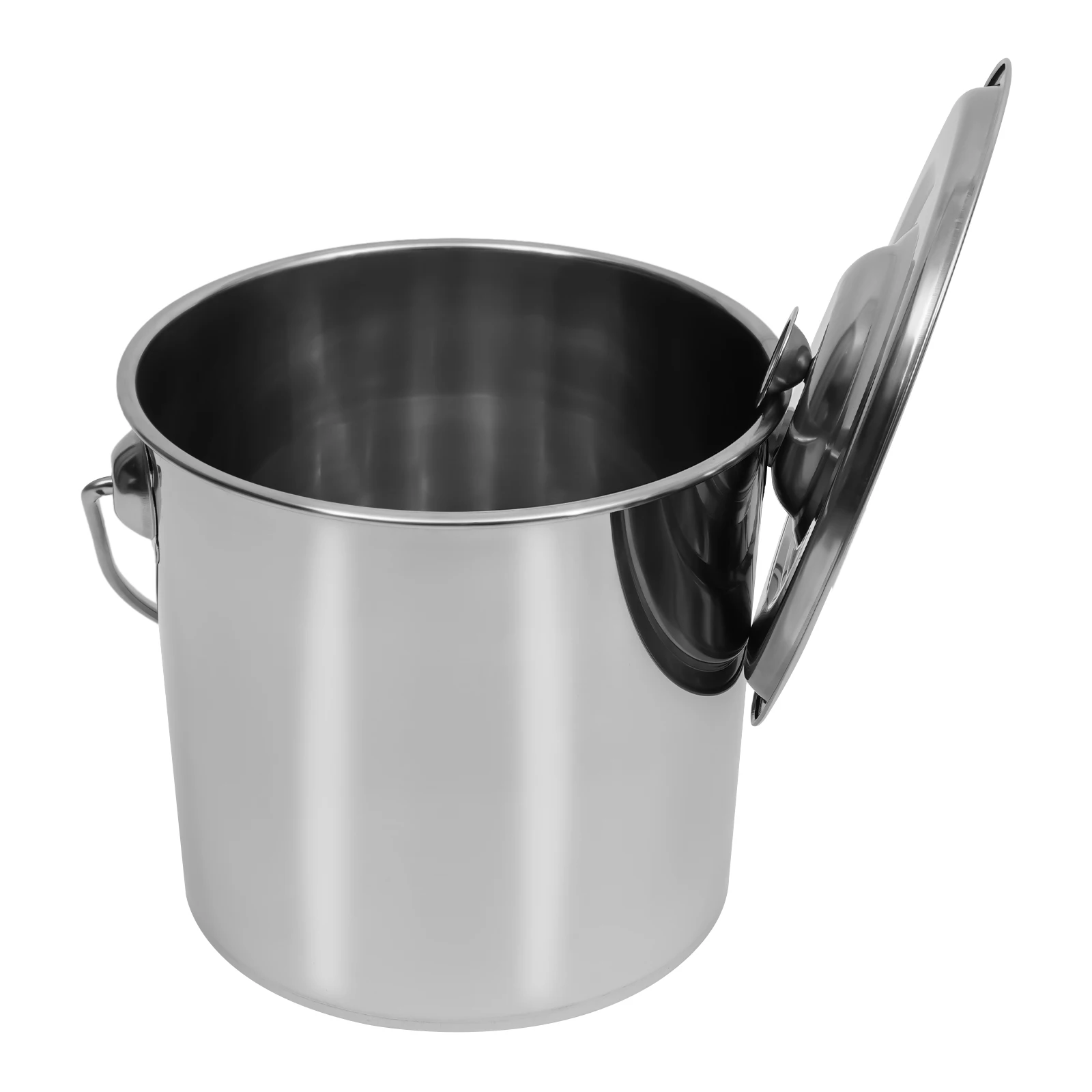 

Ведро для воды из нержавеющей стали с крышкой (12 л) | Толщина 1 мм, высота 24,5 см, диаметр 26 см. Крышка 12 л. Бак из нержавеющей стали в комплекте.