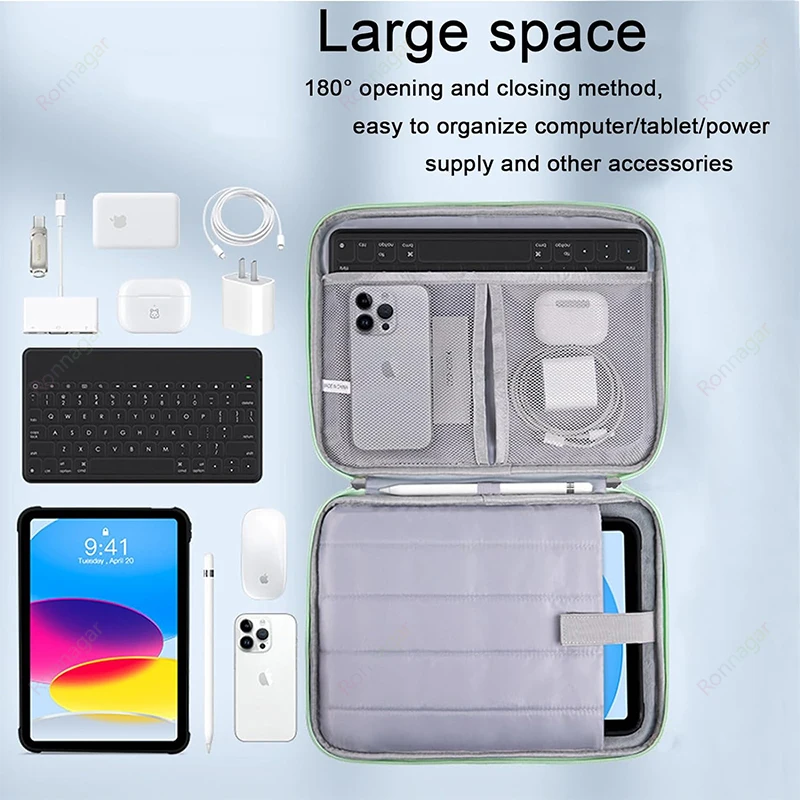 13 Inch Tablet Sleeve Bag for 2025 iPad Air13 Pro13 IPad Pro12.9 M2/M1/2018-2020 Surface Pro 9/8/X/7/6 12.4 Galaxy Tab S9/S8/S7+
