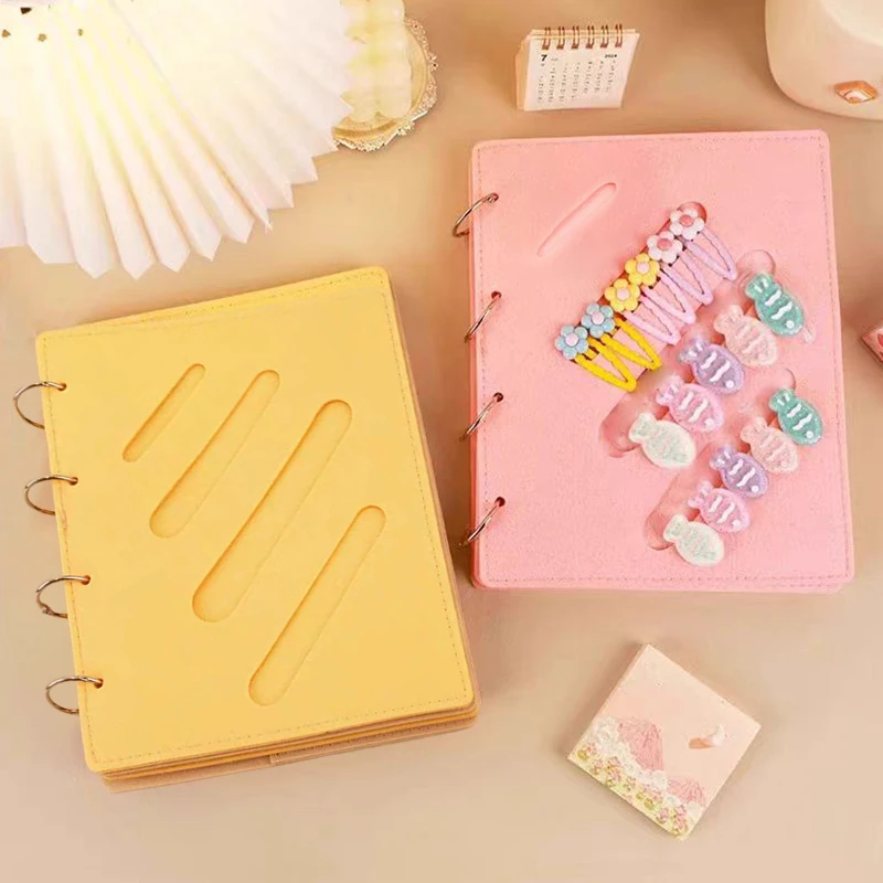 Hair Bows Organizer Book Large Capacity Headband Holder Hair Clip Storage Space Saving Accessory For Girl Room