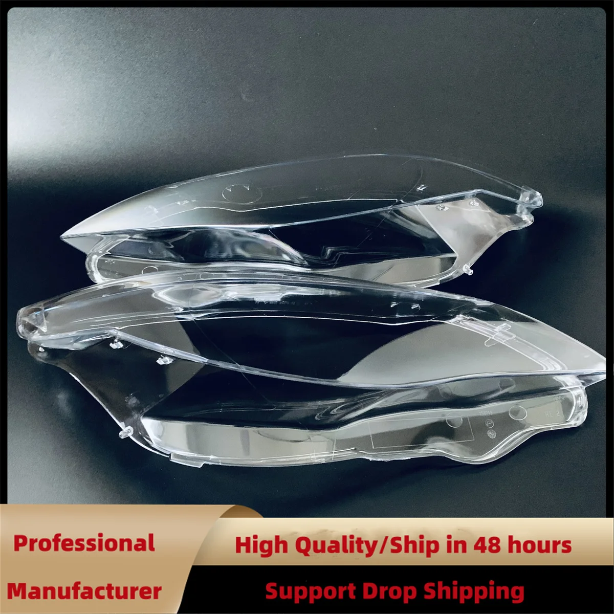 غطاء المصابيح الأمامية للسيارة BMW 5-Series M5 E60 E61 525i 530i 545i 550i 2003-2010 غطاء المصباح الشفاف عاكس الضوء