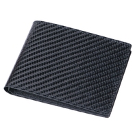 Fashion Men's Bifold RFID Blocking Carbon Fiber Wallet Holder Purse for