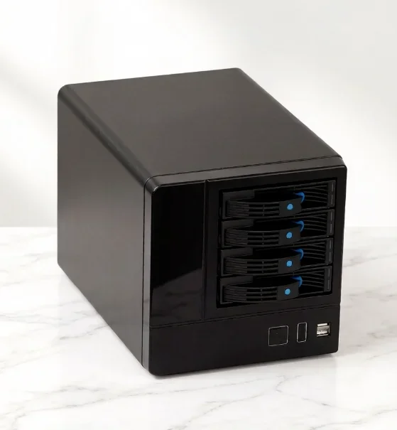 NAS-4 network storage chassis，new quality assurance，Cloud storage home to build online office