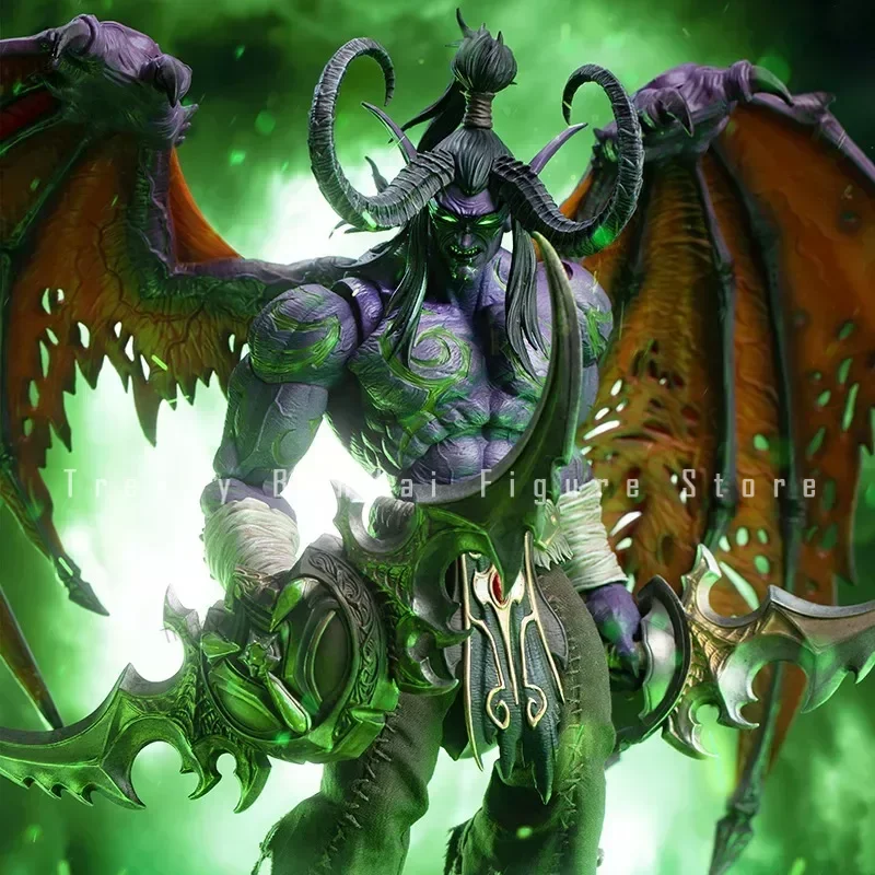 In Stock Hero Toys Demon Hunter Illidan Stormrage World of Warcraft 1/10 Model WOW Game Action Figure Anime Model Toys