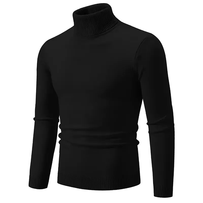 Cool New Trend maglione collo alto da uomo Pullover lavorato a maglia caldo Casual abbigliamento uomo maglione lavorato a maglia da uomo