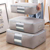 1pcs Foldable Storage Bags for Clothes and Comforters Extra Large Capacity for Moving and Packing Storage Bags Kitchen Organizer