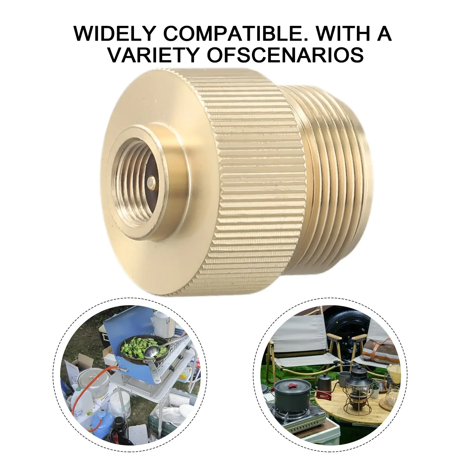 

For MAPP 1 20 UNF To 7 16 28UNF Gas Tank Adapter Stove Adapter 1 20 UNF To 7 16 28UNF Aluminum Alloy Camping Stove