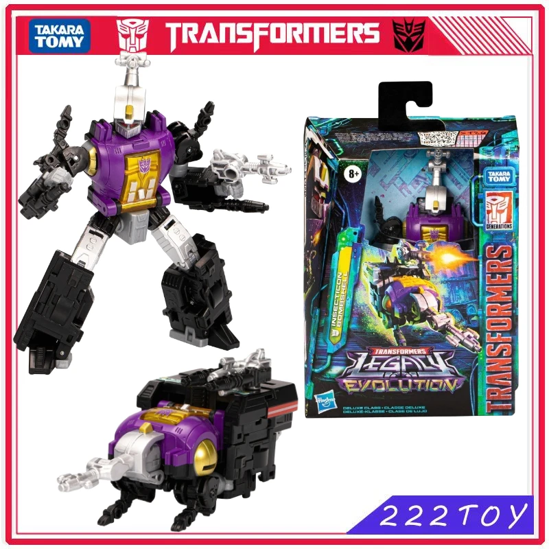 In Stock Takara Tomy Transformers Legacy Evolution Deluxe Class Insecticon Bombshell Action Figure Robot Toys Gifts Hobbies