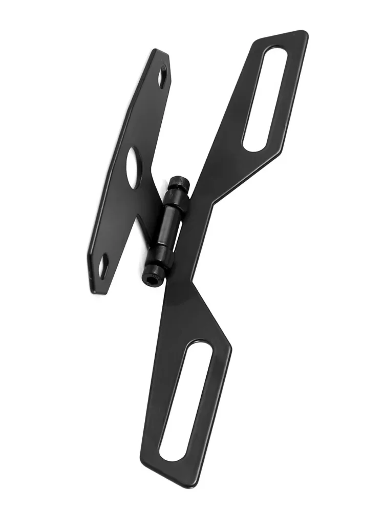 AliExpress NONE 1pc Foldable Motorcycle License Plate Holder Rear Tail Light Bracket Mount For motorbike ATV Dirt Bike Scooter Replacement Parts