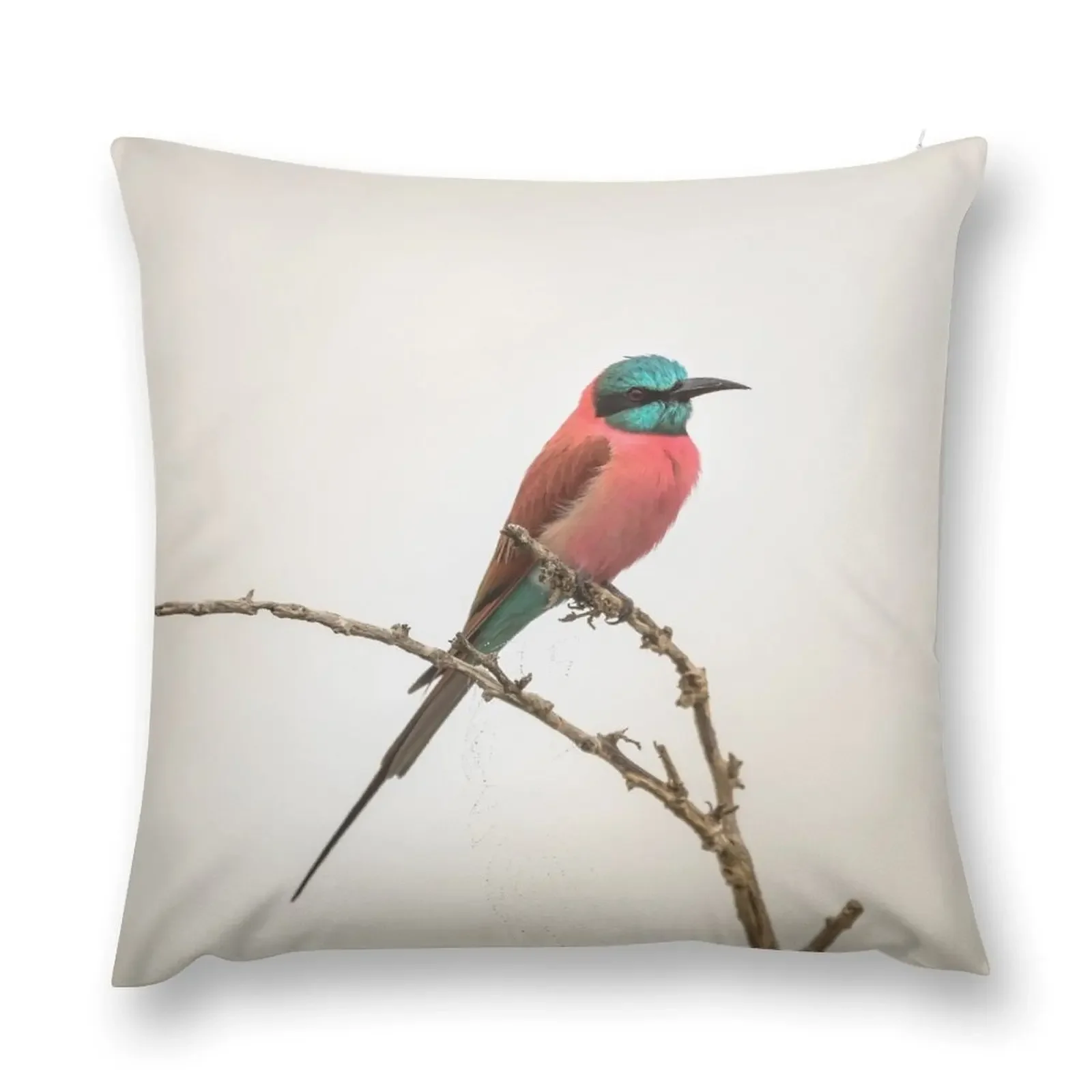 Carmine Bee Eaters Throw Pillow Sitting Cushion Pillow Covers Decorative pillow cover christmas luxury decor