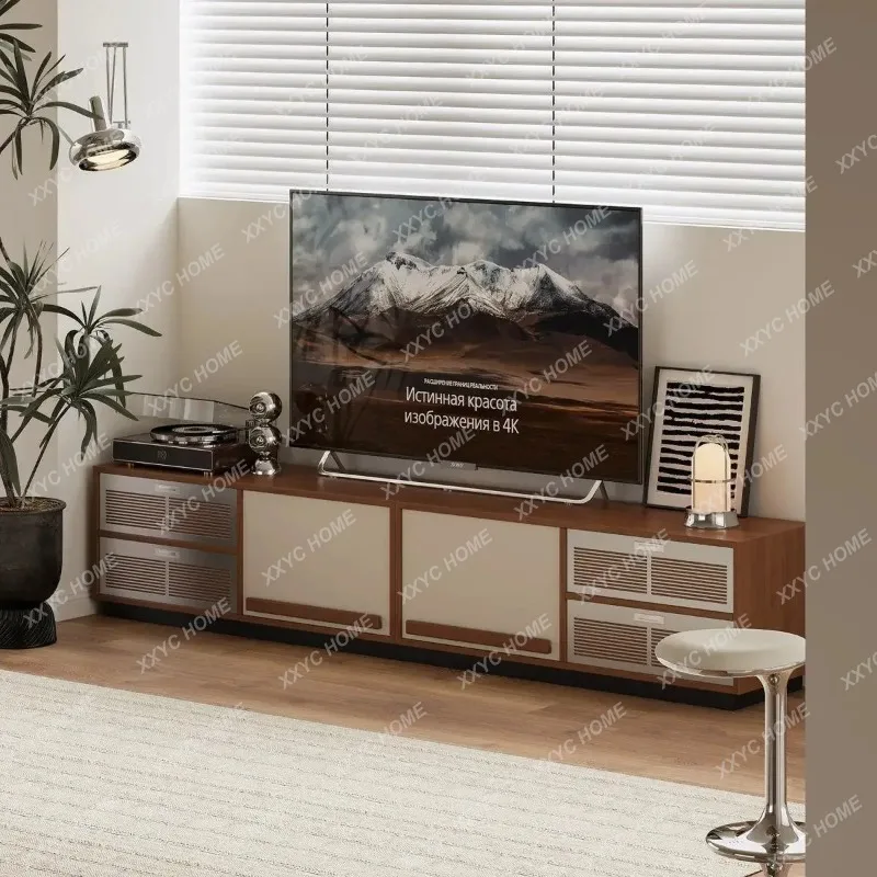 XXJapanese-style retro module TV cabinet living room home B & B medieval Bauhaus floor cabinet