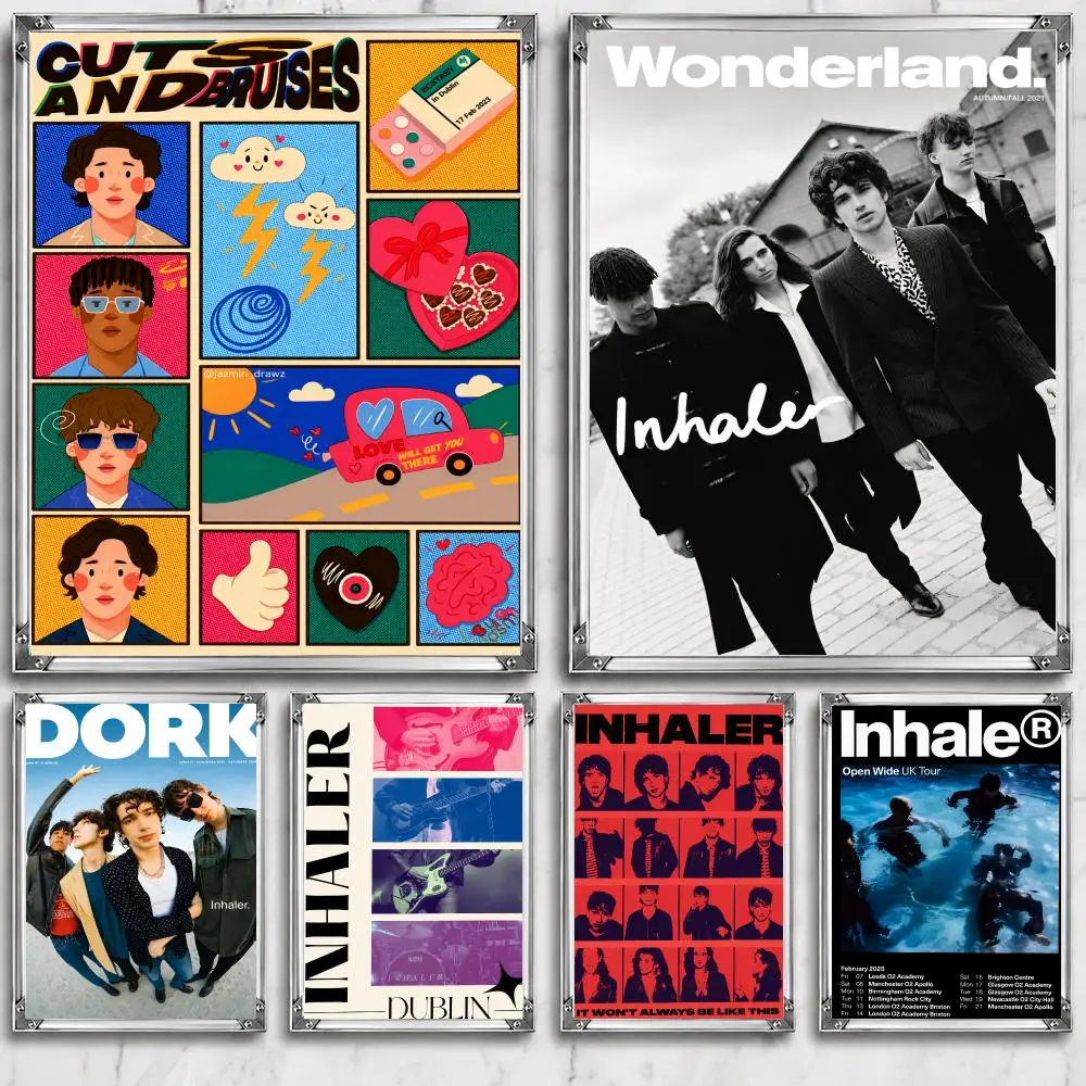 Music I-Inhaler Iconic Singer Band Rock Pop Dreamy Poster HD Wall Decor for Bedroom Living Room Dorm Bar Cafe Gift