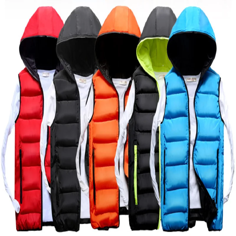 Outdoor Hunting Heated Jacket for Men and Women, Lovers Down Vest, Cotton Outerwear with a Hood, New Fashion, Autumn and Winter