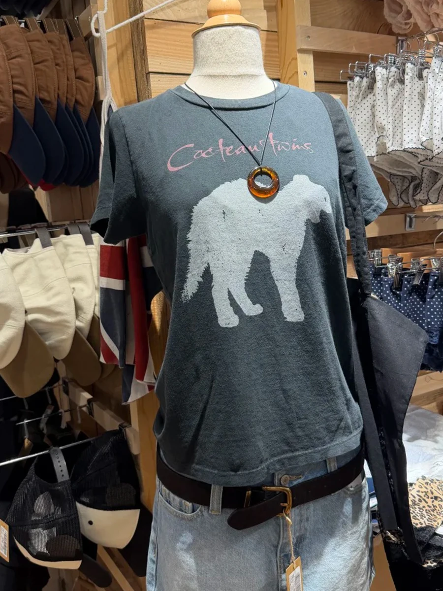 Katzen-Print O-Ausschnitt Baumwoll-T-Shirts Damen Sommer Casual Streetwear Einfache Kurzarm-Tops Weiblich Vintage Süß Niedlich T-Shirt Y2K