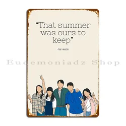 Twenty Five Twenty One Kdrama 2521 Fanart Kdrama Metal Sign Garage Rusty Cave Pub Designs Tin Sign Poster
