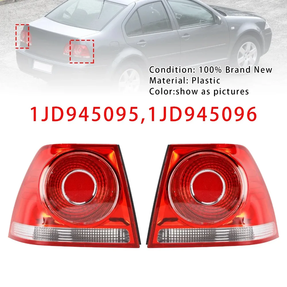 

For VW Classic Bora Rear Brake Light Shell Rear Side Marker Light 2006-2011 NEW-Taillight Housing 1JD945095 1JD945096