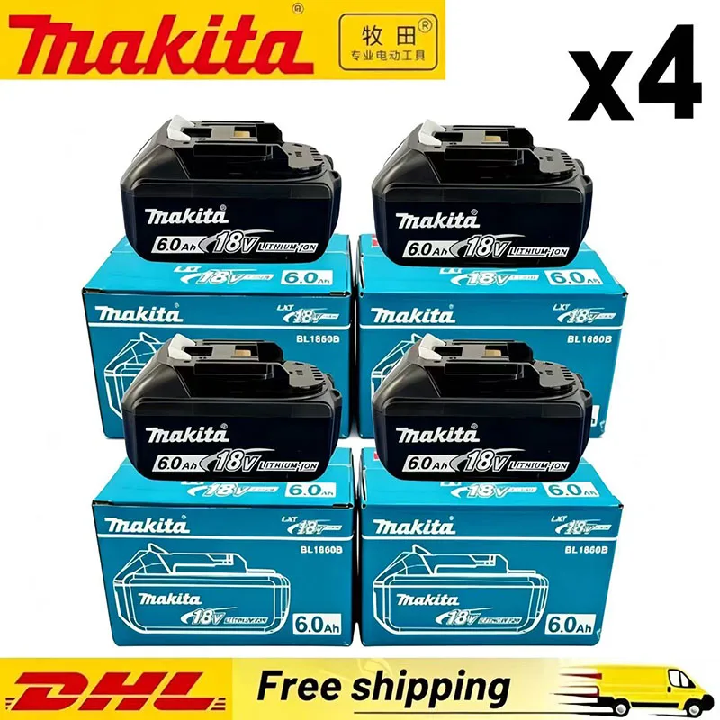 

Оригинальный аккумулятор Makita BL1860 6 Ач 18 В для электроинструментов, литий-ионный, замена LXT BL1850 BL1840 для шуруповерта 18 В с BMS TPCELL 18 В