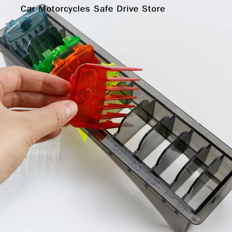 【CM】8/10 Grid Base Storage Box for 8/10P Universal Hair Clipper Limit Guide Comb for Barber Hair Styling Tool Kit Accessories