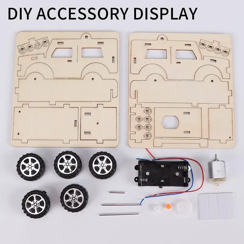 Innovative Technology Small Production Jeep Electric Toy Student Scientific Experiment Handmade Diy Model