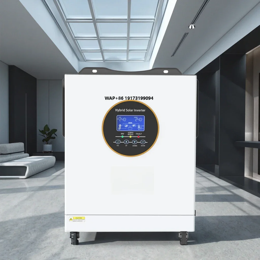 American Version 48V 5.5kw 6.2kw 120V/240V Hybrid Solar Inverter 100A Split Phase 110VAC 220VAC Grid Solar Inverter