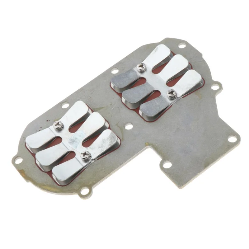 

1 Piece Reed Valve Assy Silver Metal Fits For Yamaha 689-13610-01 689-13610-01-00 25HP 30HP Outboard Engine