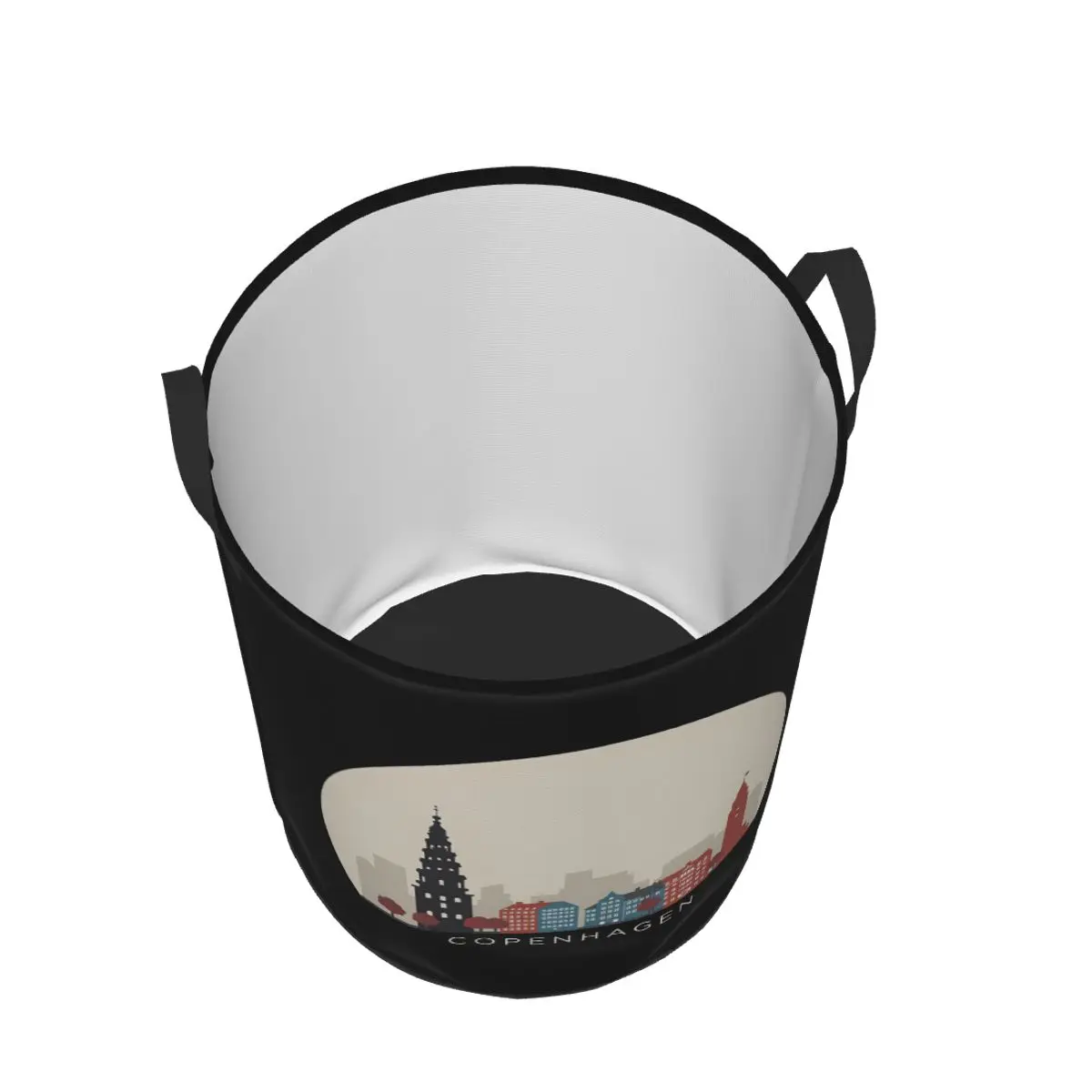 جامع الغسيل كوبنهاجن أيقونة السفر سلة الغسيل القابلة للطي منظم منزلي الأطفال سلة غسيل منظم منزلي #6