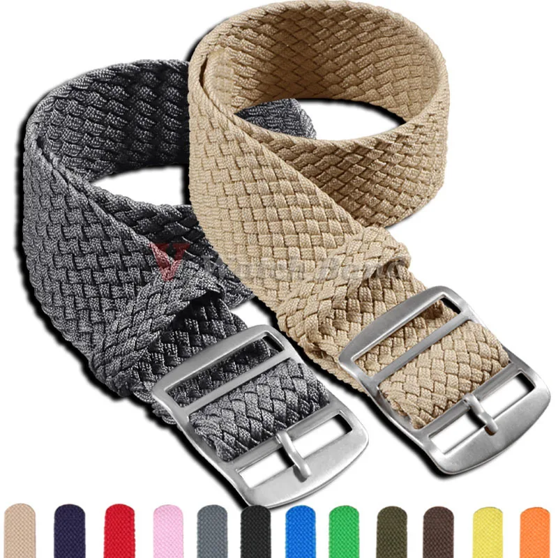 14/16/18/20/22mm Nylon Watch Strap 20mm for Omega 007 Replacement Band for Rolex Premium Soft Straps Universal Sports Watch Band