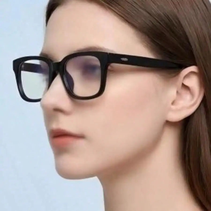 Premium High Quality Unisex Square Eyeglasses Frames Minimalist Business Casual Clear Lens Glasses Fashion Daily Wear Comfortable Eyewear For Men Women