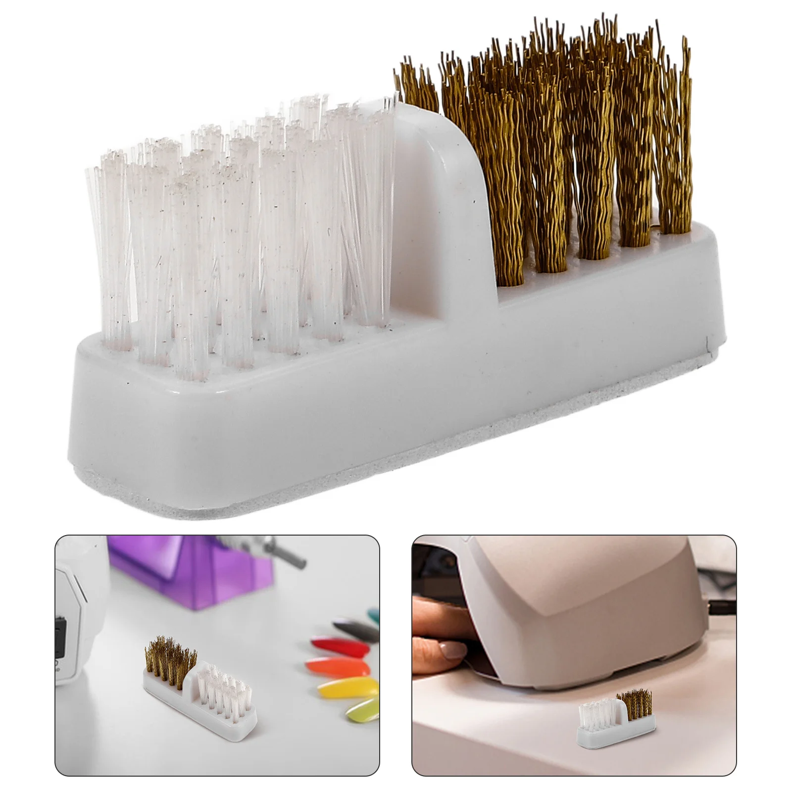 네일 드릴 비트 클리닝 브러쉬 구리선 딥 클리닝 네일 아트 도구 매니큐어 클리너 액세서리 드릴 비트 먼지 제거