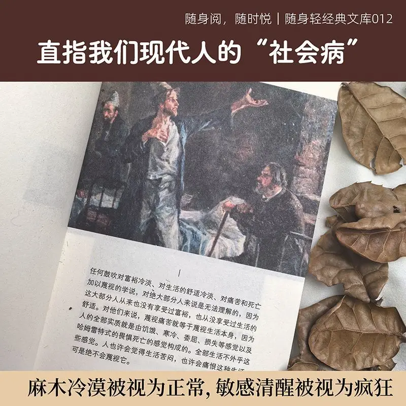 The sixth ward showcases Chekhov's critical acumen, along with contemporary literary novels and books in his pocket.