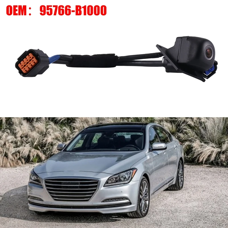 1 Pcs Car Rear View Backup Camera Parking Assist Camera ABS 95766B1000 Fit For Hyundai GENESIS 2014-2016 95766-B1000