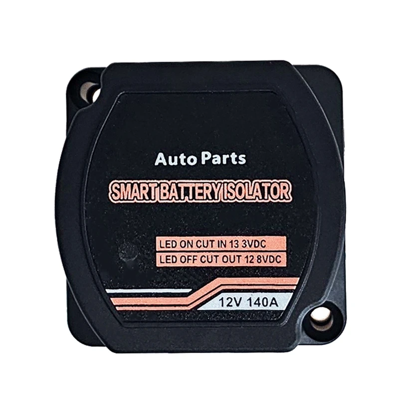 

Smart Dual Battery Isolator,12V 140A Voltage Sensitive Relay VSR, For All Automotive Land,RV Yacht Dual Battery Isolator
