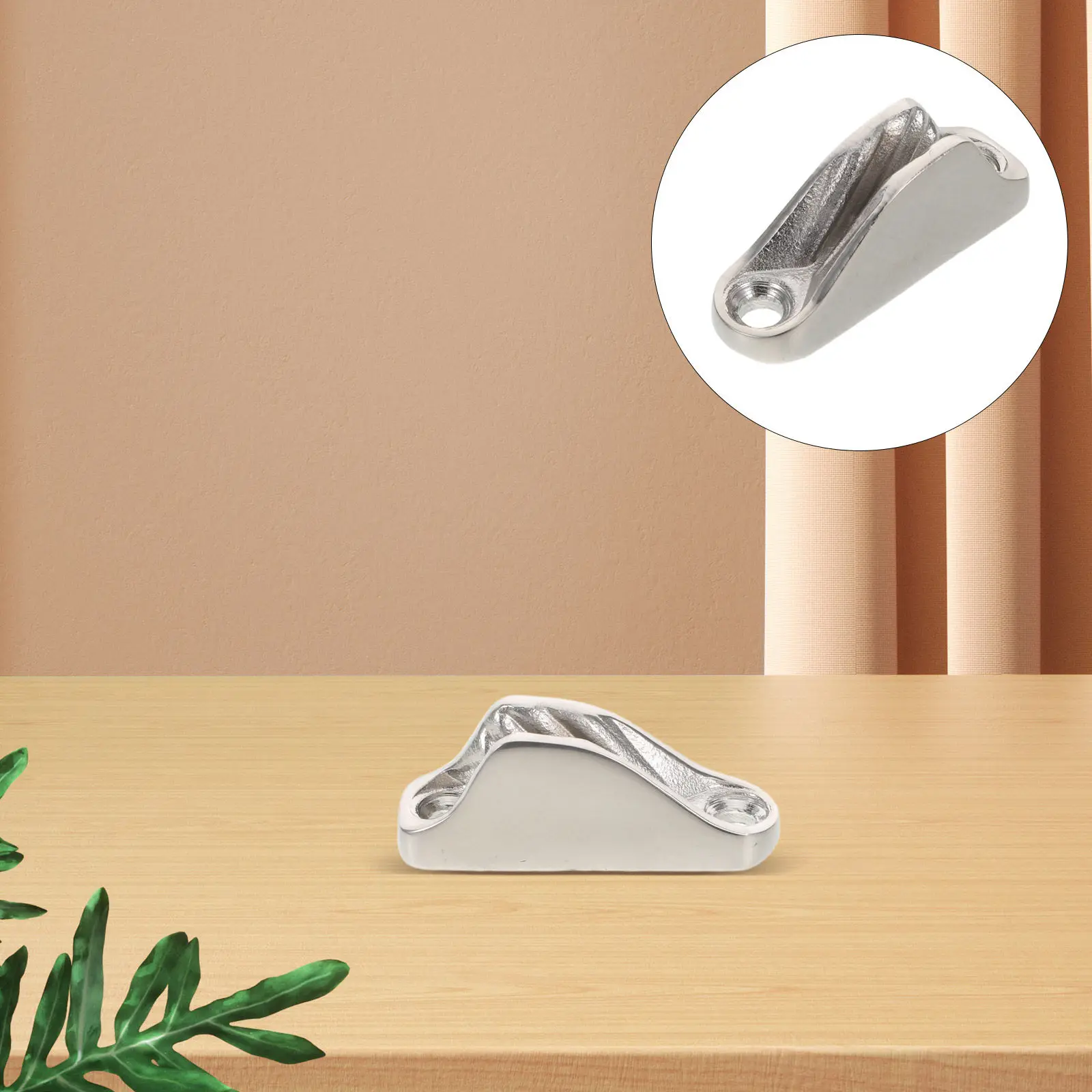 Stainless Steel Rope Cleat Clamp Heavy Duty Boat Hardware Rope Management Kayak Yacht Marine Accessories Quick Grip