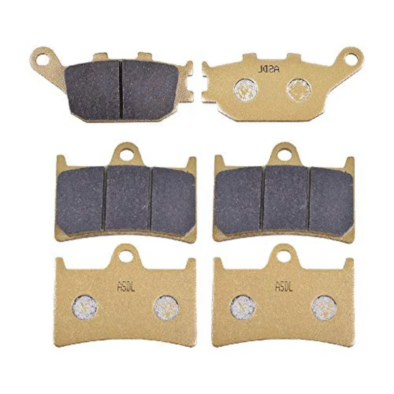 

Motorcycle Front and Rear Brake Pads Disc Set for Yamaha FZ6 S2 Naked Non ABS 4 Piston Caliper 5S51 5S5 07-09 YZF-R1SP 06 yzf r1