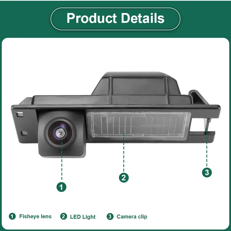 CCD AHD Rear View Car Camera For Opel Astra H Corsa D Vectra C Zafira B Chevrolet Malibu Fiat Buick License Plate Lamp Camera