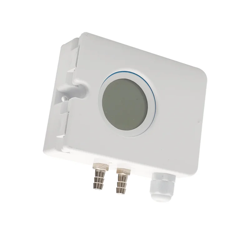 P400 LCD Digital Display Analog RS485 4-20mA Output Air Differential Pressure Transmitter Sensor