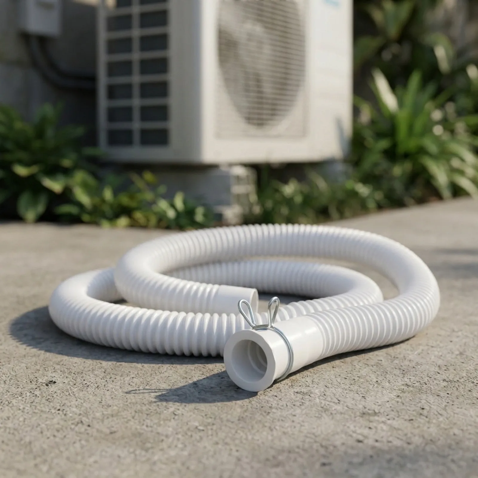 PVC Drain Hose Extension 2M for Standard AC Drain Lines with Thickened Wall Design Supporting Reliable Condensate Flow