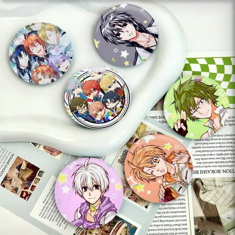 

Game I-IDOLiSH-7 Badges 25 32 44 58 75 mm Round Fans Collect Friends Gifts Brooch Souvenir