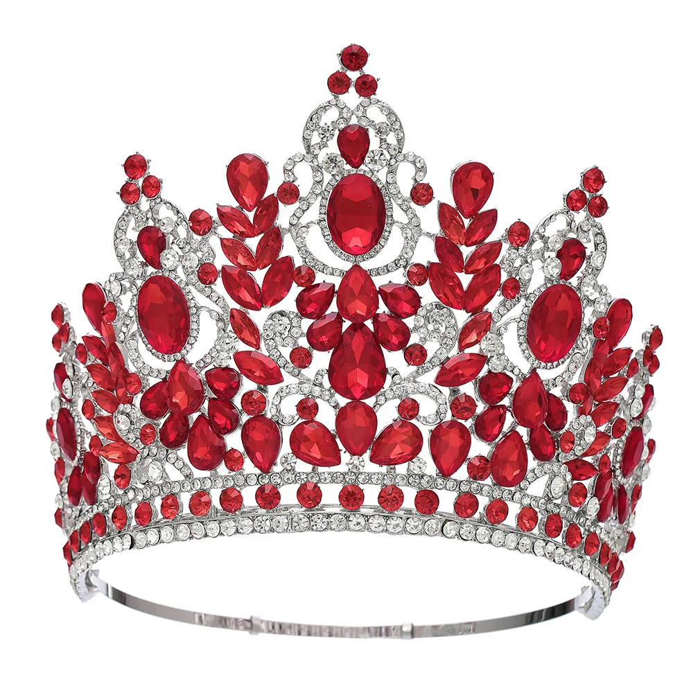 tiara-de-reina-del-concurso-de-belleza-mundial-corona-ajustable-grande-para-novia-tocado-de-lujo-para-pasarela-talla-Unica