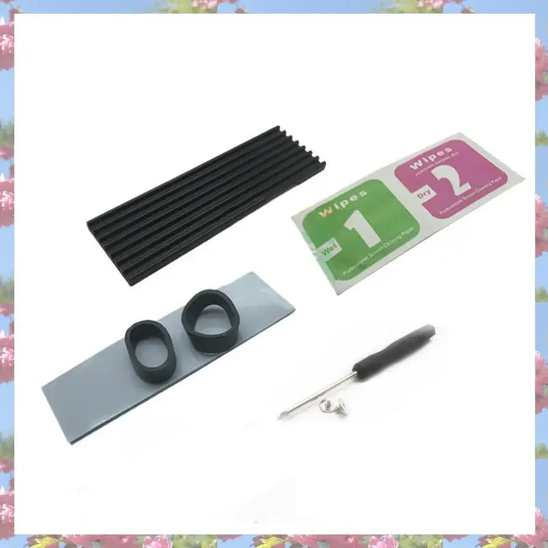 Top Sale 4X Aluminum Heatsink Chipset Heat Sink,With Cooling Pad,For NVME NGFF M.2 2280 PCIE SSD