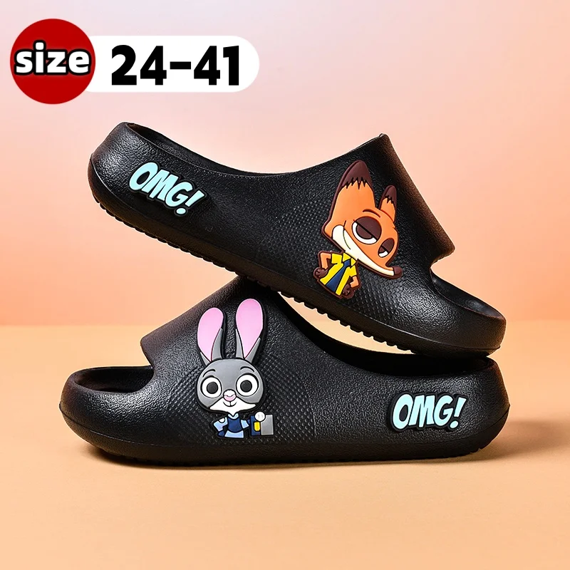 

EVA children's parent-child slippers cartoon spring and summer indoor toddler non-slip soft-soled slippers for boys and girls