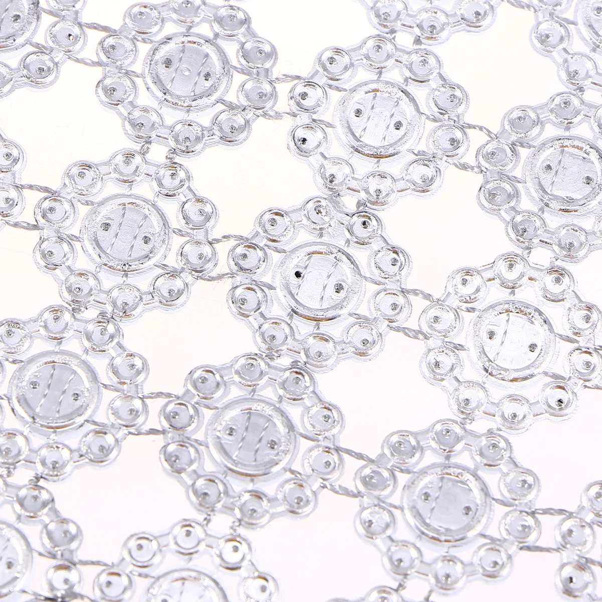 

3 Yard Crystal Rhinestone Diamond Flower Mesh Wrap Ribbon for Wedding Birthday Shower Cake Vase Bridal Party Supplies