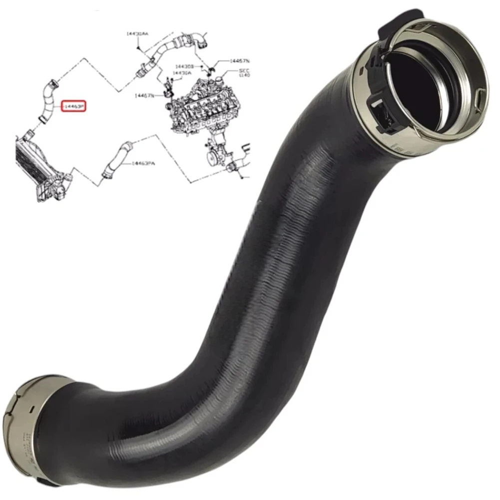 

Car Turbo Air Tube Intercooler Sleeve 144634JA0C 14463-4JA1C For Nissan NP300 Navara -Renault Alaskan 2.3 DCi 2015-2020