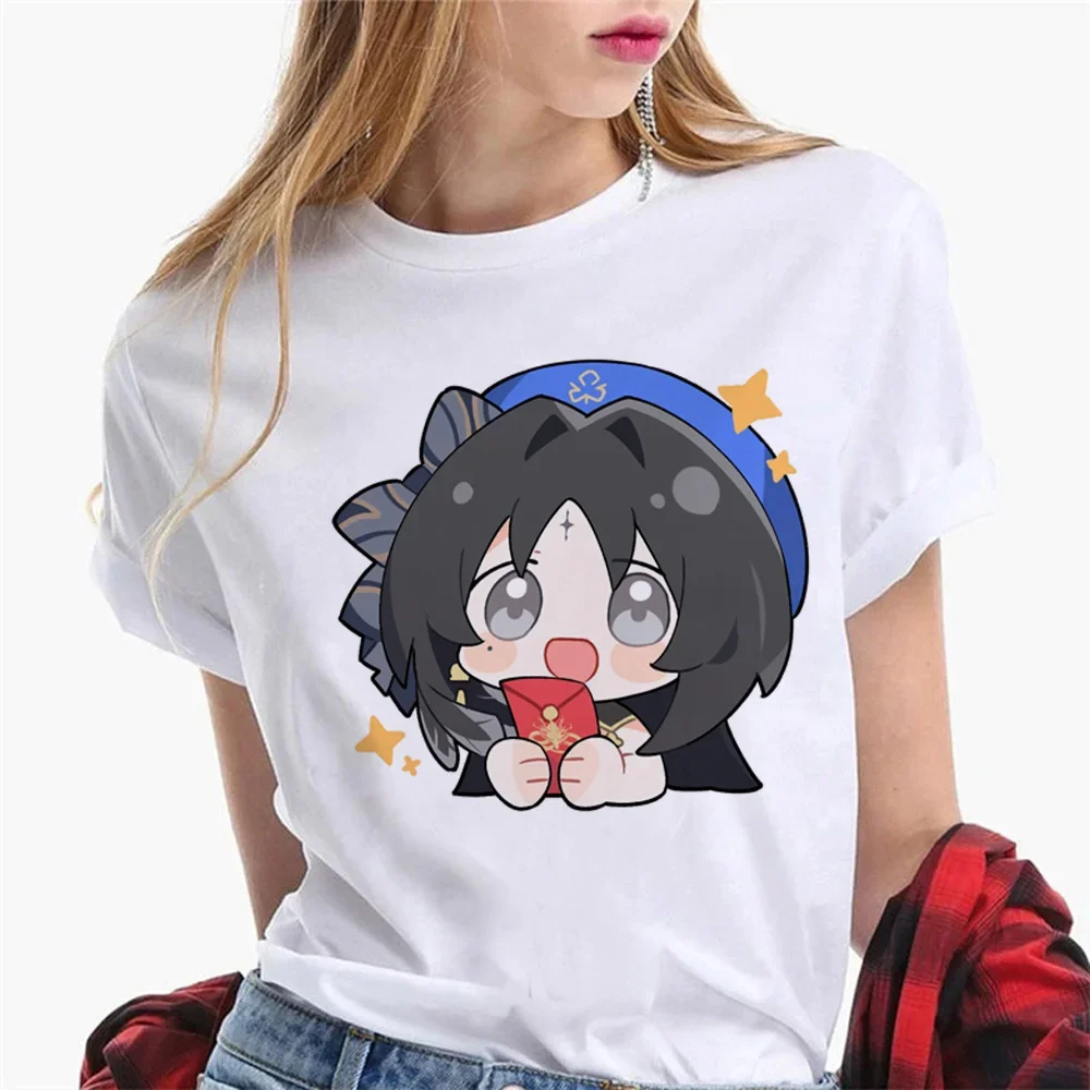 Wuthering Waves T-shirt for Women Casual Harajuku Summer Game Short Sleeve Tee Shirt Unisex Streetwear Y2k Clothing Top Female