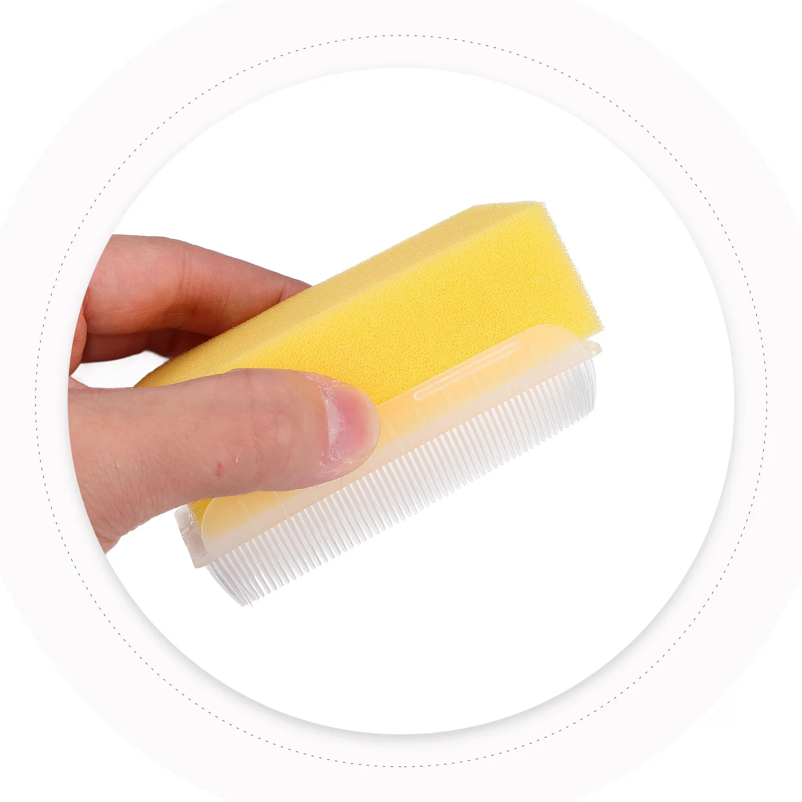 6Pcs Children's Sensory Training Brush Soft Baby Bath Sponges for Tactile Development Gentle Massage Bath Hand Washing