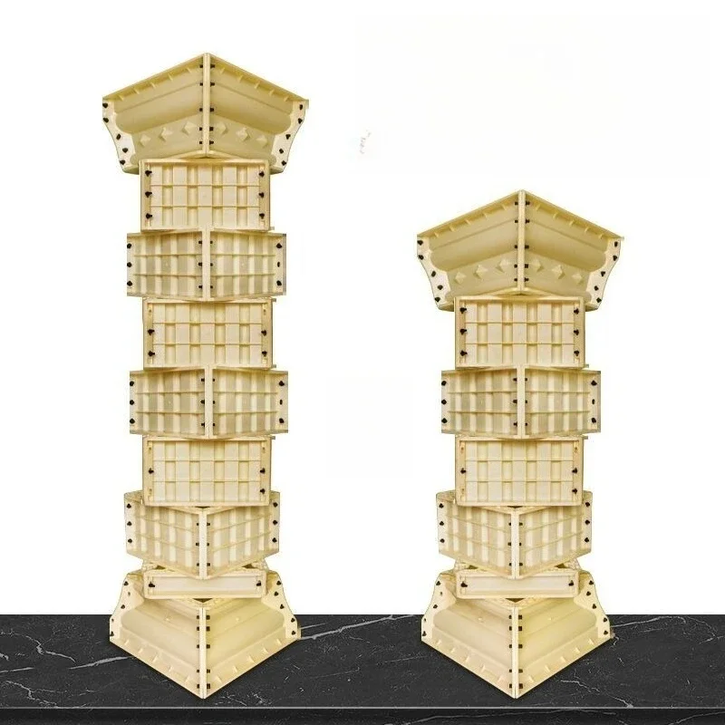 Thickened Roman pillar mold courtyard square pillar model villa door square
