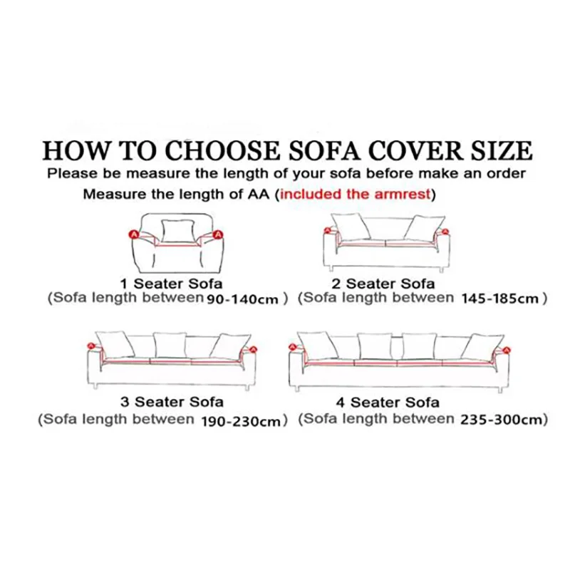 Seersucker Lace Sofa Cover for Living Room, Thick, Solid Elastic Force Couch Covers, 1, 2, 3, 4 Seater