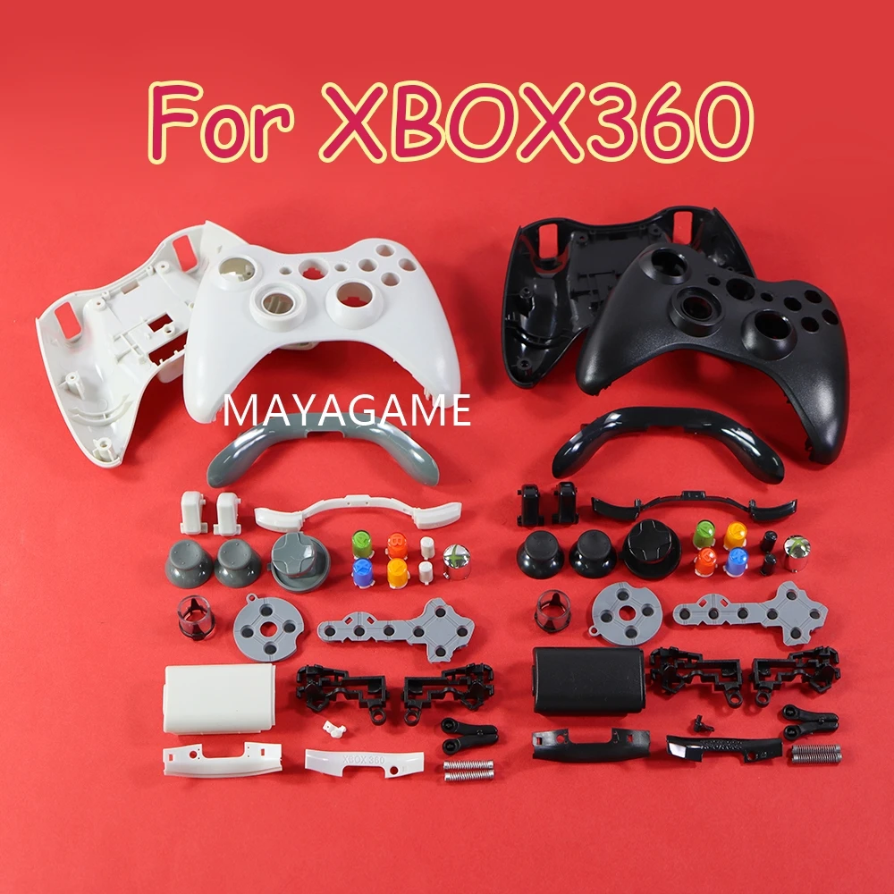 OCGAME Repair Parts game console Housing Case Shell with Full Buttons Accesories kits for xbox 360 xbox360 wireless Controller view 6