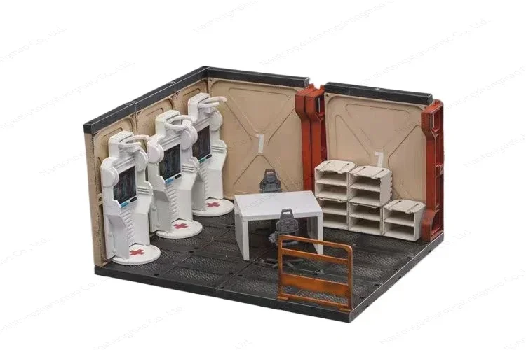 Diorama Mecha Depot พื้นที่การแพทย์อะนิเมะโมเดลของเล่น
